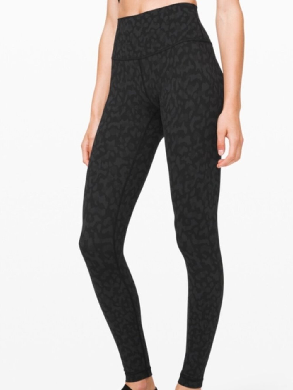 Lululemon Align High-Rise Leggings in Formation Camo Deep Coal Multi